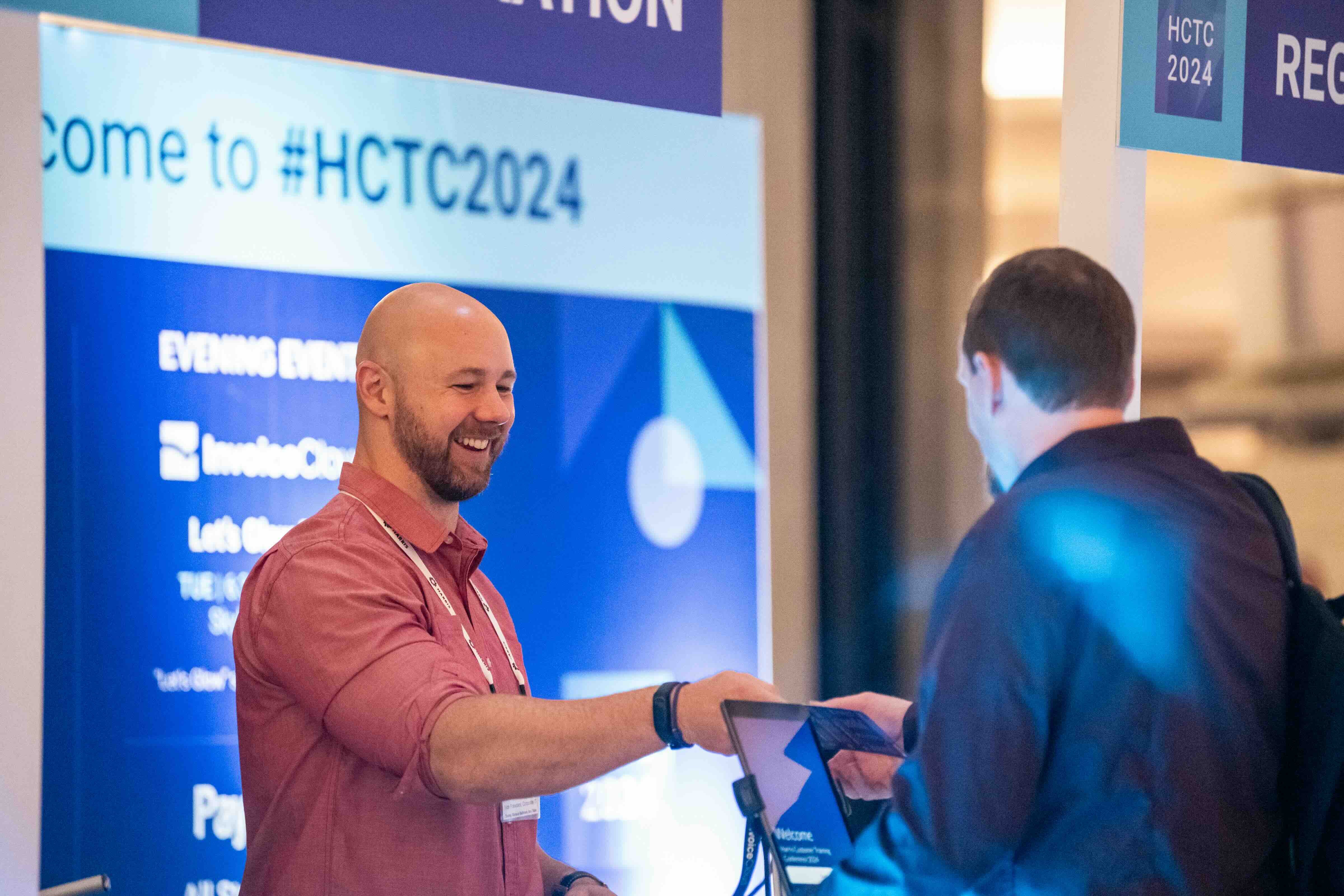 HCTC 2024 | Caleb At Registration Desk